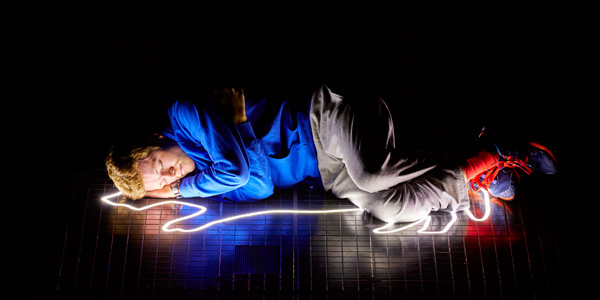 Joseph Ayre as Christopher Boone in The Curious Incident of the Dog in the Night-Time