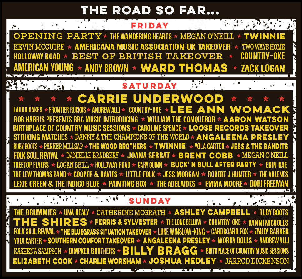 The Long Road lineup